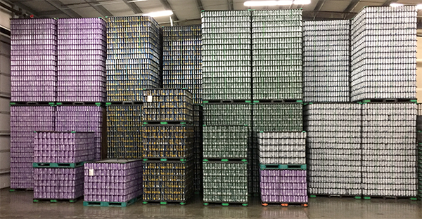 Kombucha Town cans The BoxMaker warehousing Kombucha Town cans The BoxMaker warehousing